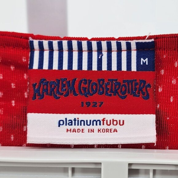 Harlem Globetrotters Womens Medium V Neck Jersey Dress Embroidered Logo - Picture 4 of 12